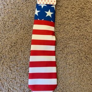 American Flag Pattern Tie